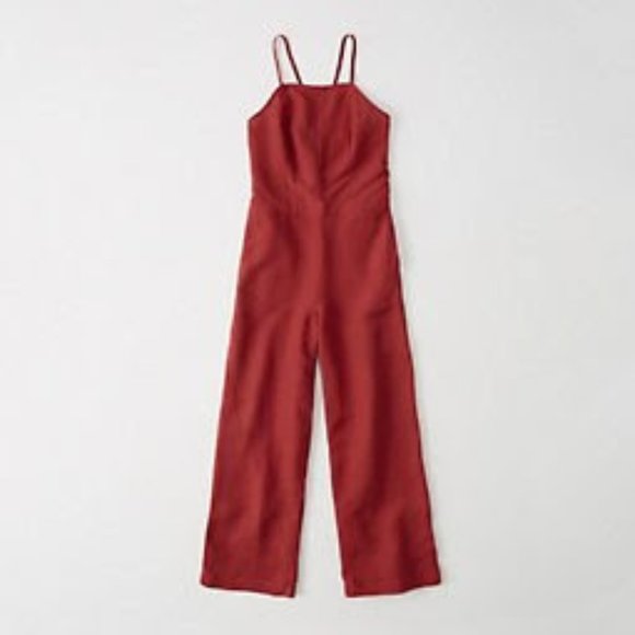 Abercrombie & Fitch Culotte Jumpsuit sz 4 - Picture 3 of 6